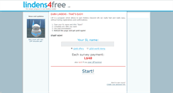 Desktop Screenshot of lindens4free.com